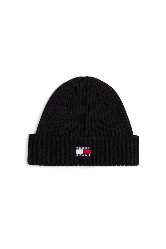TOMMY JEANS - Cuffia uomo a costine in cotone-0
